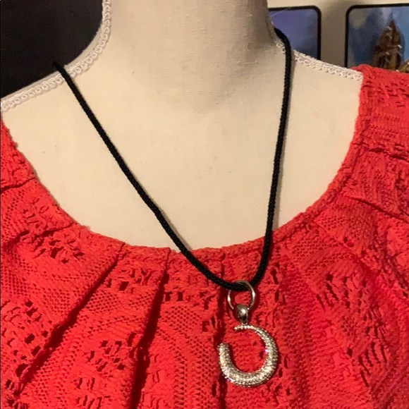 none Jewelry - Dress long necklace in half moon 🌙 design